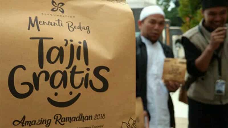 Sampai Ramadhan Hari Ke-23, 9000 Takjil dari Elcorps Berhasil Didistribusikan