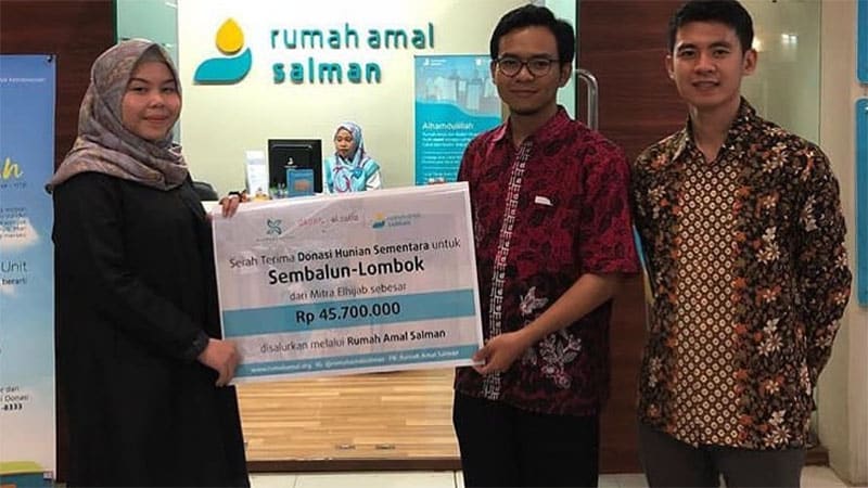 Elcorps Salurkan Donasi Bagi Korban Bencana Lombok